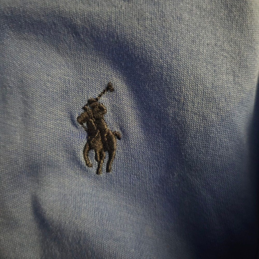 Ralph Lauren Polo Mens Classic Fit Blue Short Sleeve Polo Shirt XXL TTG - Picture 3 of 5